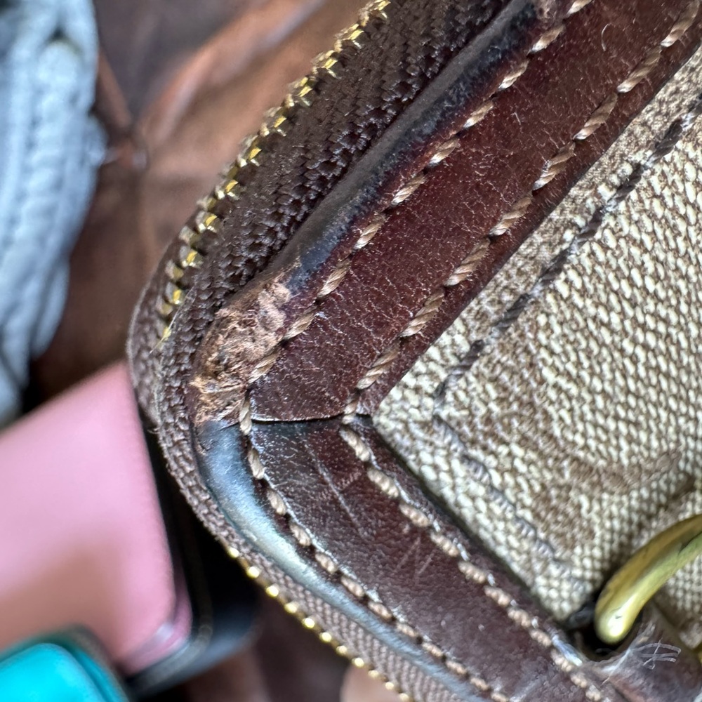 Coach Leather and Canvas Wallet - Picture 3 of 9